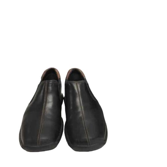 COLE HAAN EUC MENS ALECK BLACK LEATHER SLIPON SHOES. SIZE 8.5 - Picture 7 of 14